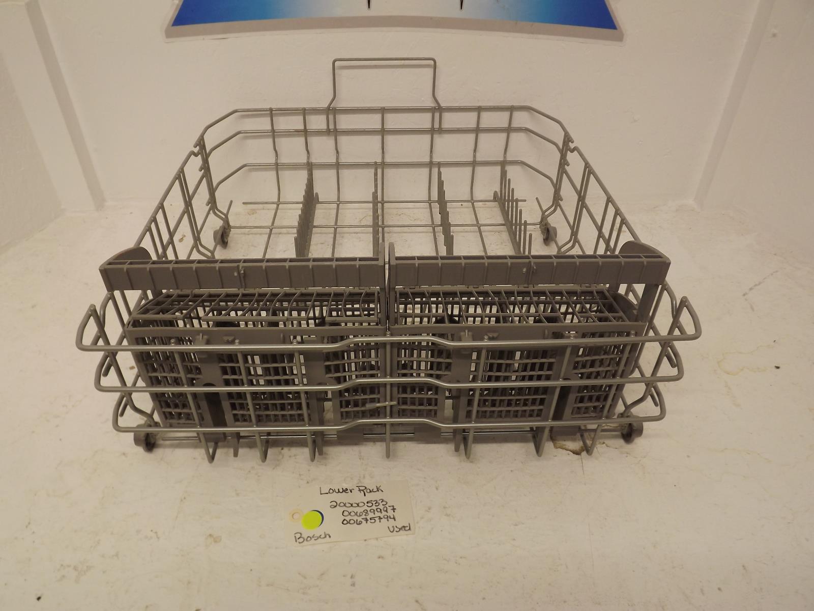 Bosch Dishwasher 20000533 00689997 00675794 Lower Rack Used Bosch Dishwasher 20000533 00689997 00675794 Lower Rack Used